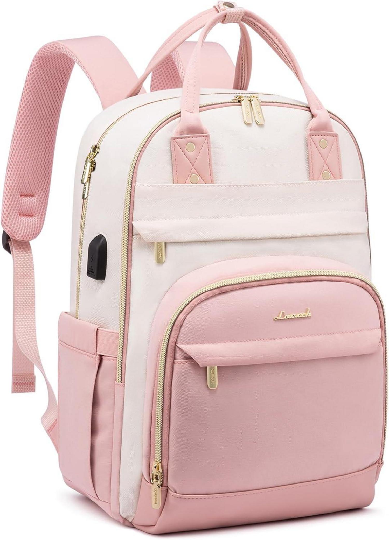 Rucksack Damen 15.6 Zoll Laptop Schulrucksack Wasserdicht
