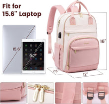 LOVEVOOK Damen Laptop Rucksack 15.6 Zoll Wasserdicht