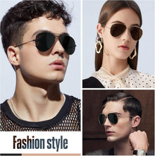 Polarisierte Retro Sonnenbrille Metallrahmen UV400 Unisex