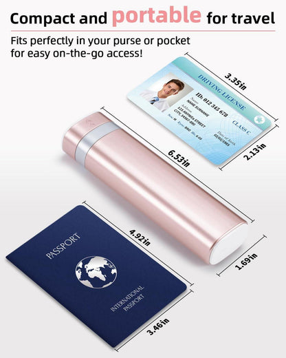 Pillenbox 7 Tage BPA Frei Reise Medikamentenbox Organizer Rosa