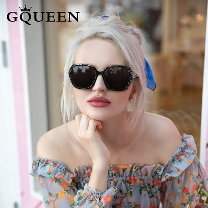 Oversized Polarisierte Sonnenbrille Damen UV400 Klassisch