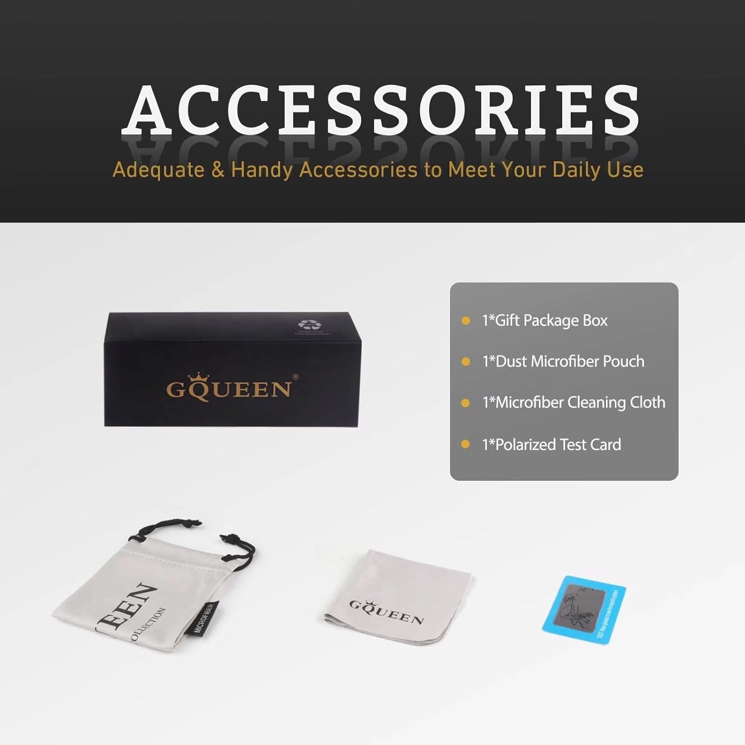 Oversized Sonnenbrille Polarisiert UV400 Damen elegant klassisch schwarz