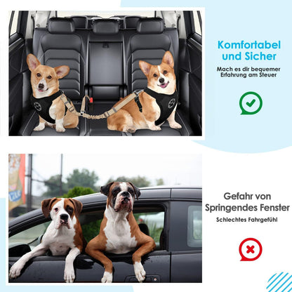 Anschnallgurt Hund Auto langlebig elastisch verstellbarer