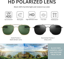 Polarisierte Militär Piloten Sonnenbrille mit