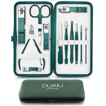 Professionelles Maniküre Pediküre Set mit PU-Box und Etui