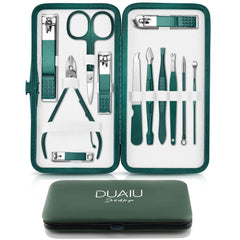 Professionelles Maniküre Pediküre Set mit PU-Box und Etui