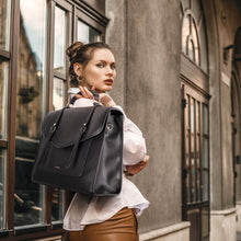 ECOSUSI Laptoptasche 15,6 Zoll Damen PU-Leder große