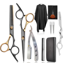 Professionelles Haarschneideset mit Scheren und Zubehör