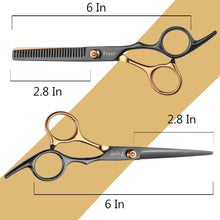 Professionelles Friseurscheren-Set mit Zubehör, 6