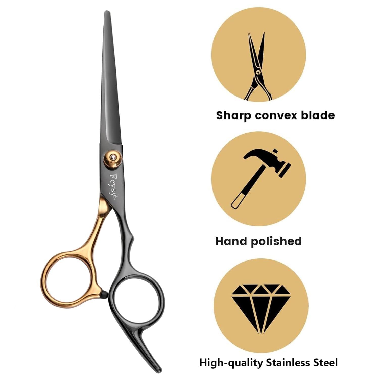 Professionelles Haarschneideset mit Scheren und Zubehör