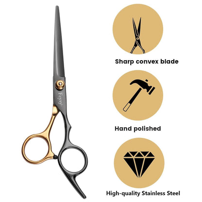 Professionelles Haarschneideset mit Scheren und Zubehör
