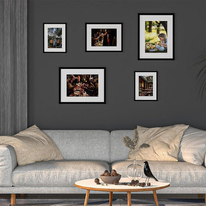 30x40 Bilderrahmen Holz Schwarz für Wohnzimmer und Büro