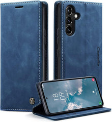 Schutzhülle Samsung Galaxy A54 5G Blau Magnet Standfunktion钮Filipp