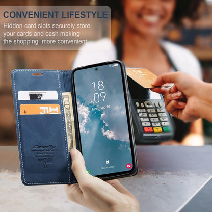 Schutzhülle Samsung Galaxy A54 5G Blau Magnet Standfunktion钮Filipp