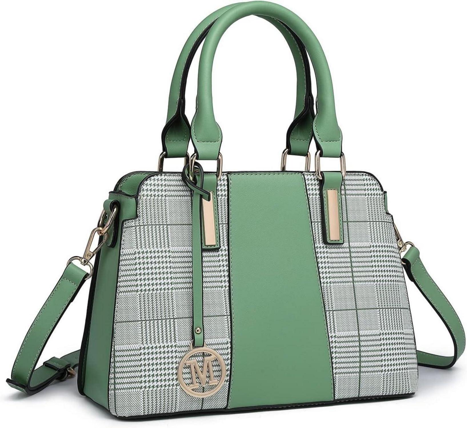Miss Lulu Women's Handbag Shoulder Bag with Pearl Crystal Drop