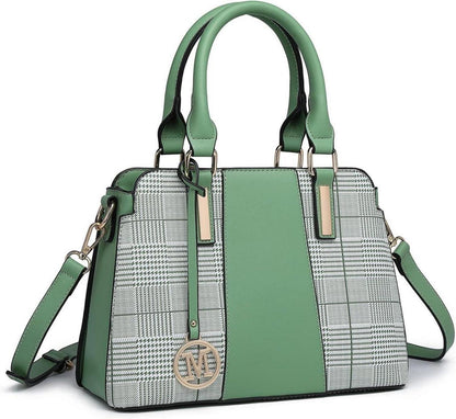 Miss Lulu Women's Handbag Shoulder Bag with Pearl Crystal Drop