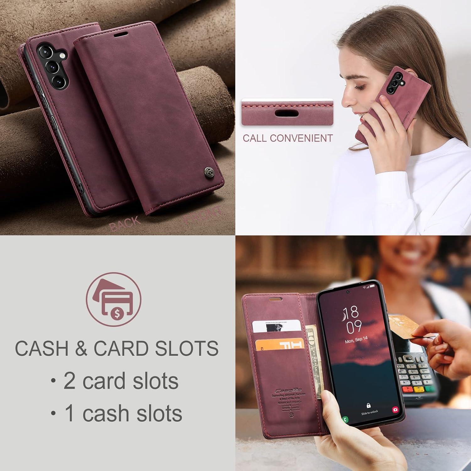 Handyhülle Samsung Galaxy A54 5G Lederhülle Flip Tasche Magnet