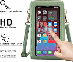 MUIIKOLA Kleine Handy Umhängetasche Touchscreen Crossbody