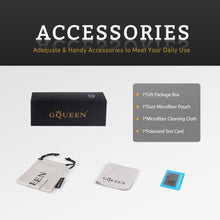 GQUEEN Übergroße Polarisierte Sonnenbrille Damen UV400 Schutz Blau