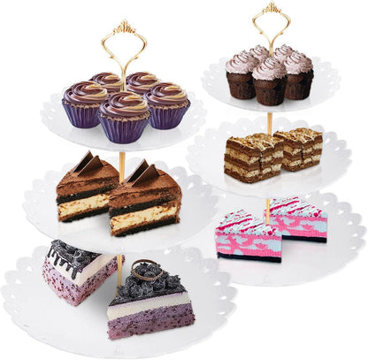 3-stöckiger Cupcake-Ständer für Hochzeiten und Partys