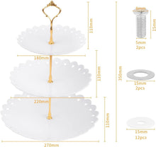 3-stöckiger Cupcake-Ständer Dessert Display Serviertablett