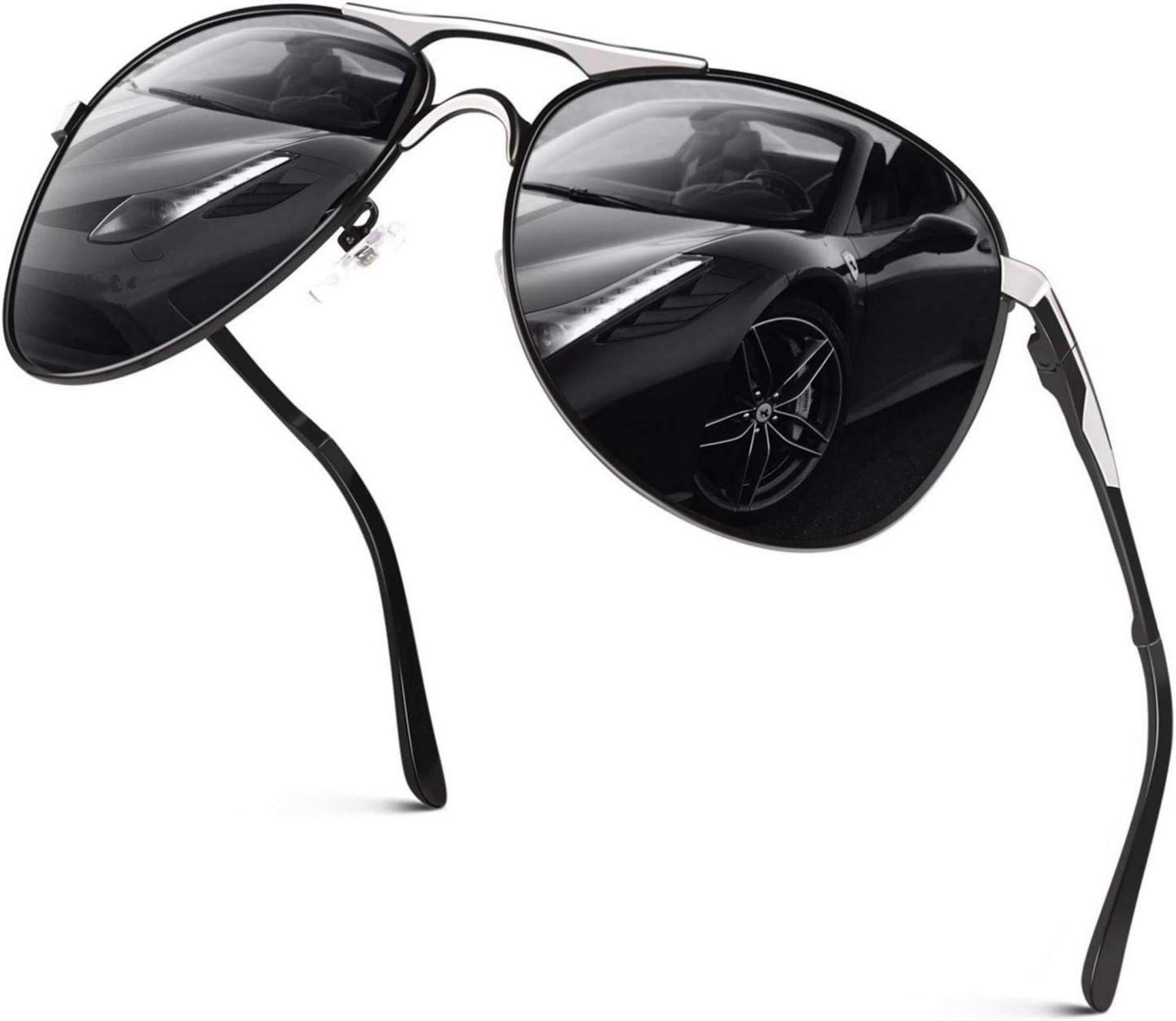 Polarisierte Piloten Sonnenbrille UV400 für Herren und Damen