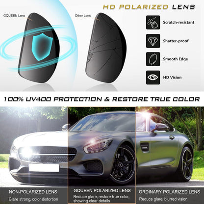 Polarisierte Piloten Sonnenbrille UV400 Herren Damen - Pilotenbrille