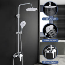 Kisimixer Duschsystem mit Einhebelmischer und Regendusche 8