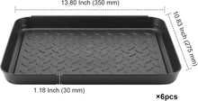 NGOSUET 6er Set Große Schuhablage 35x27.5x3cm Schwarz