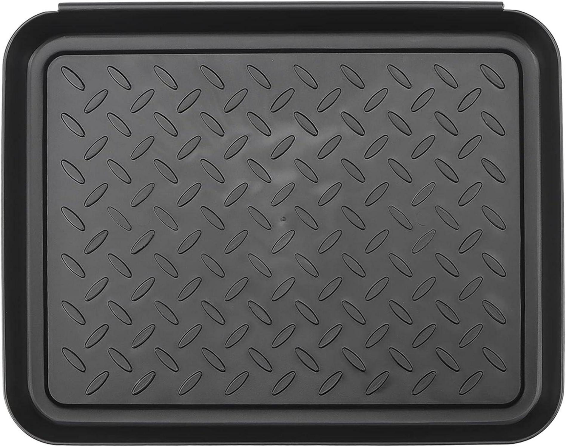 Schuhabtropfschale Set Schuhablage Schwarz 35x27.5x3cm 6 Stück