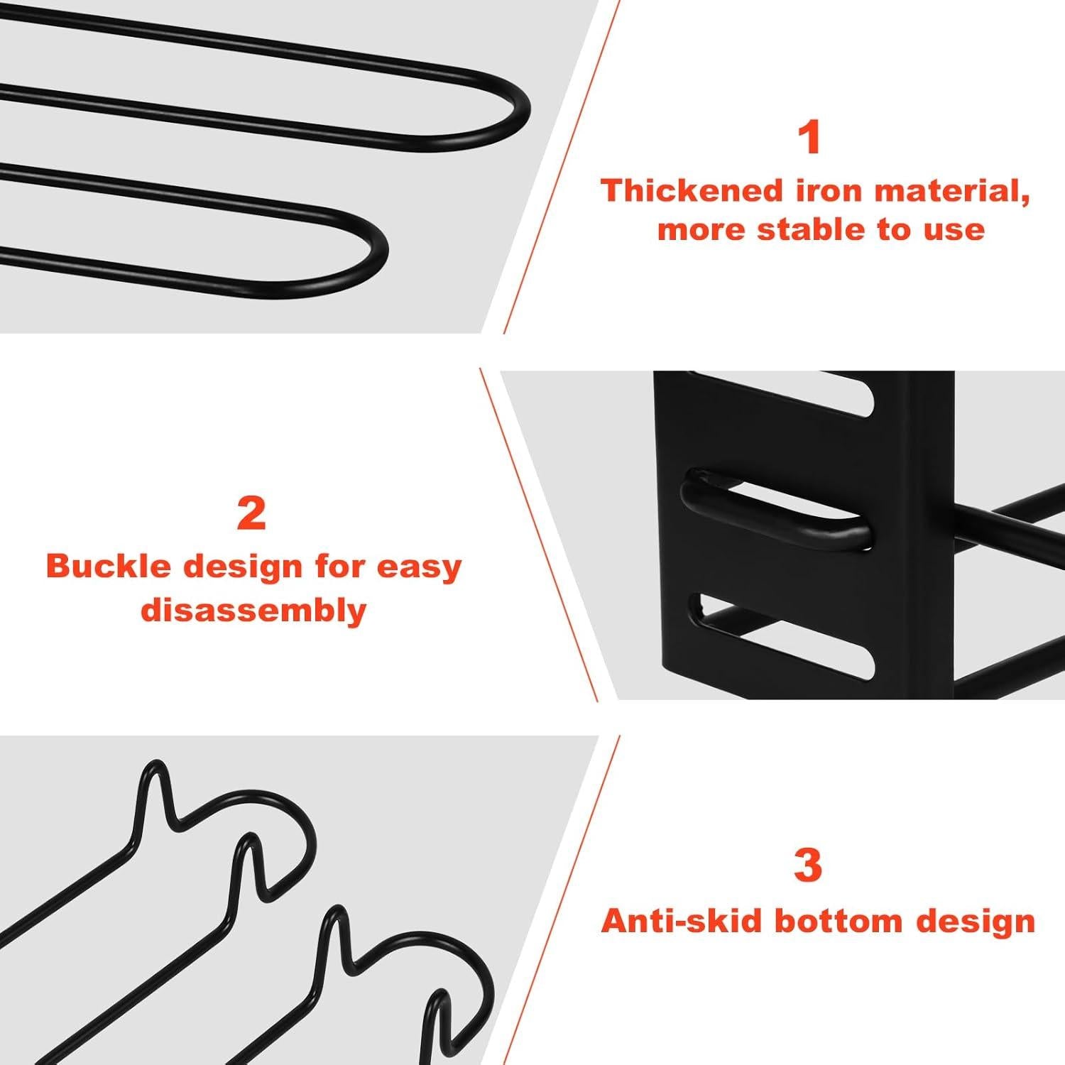 Verstellbarer Pfannentopf-Organizer 8 Ebenen Küche Speisekammer Aufbewahrung