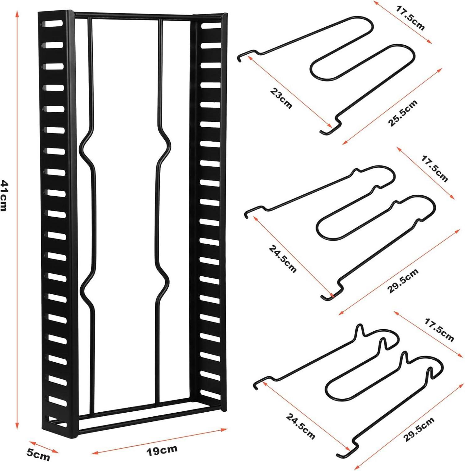 Verstellbarer Pfannen- und Topf-Organizer für Küche und Speisekammer