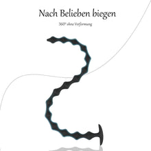 Analplug Analkette 15 Kugeln 58 cm Extra Lang Schwarz XXL