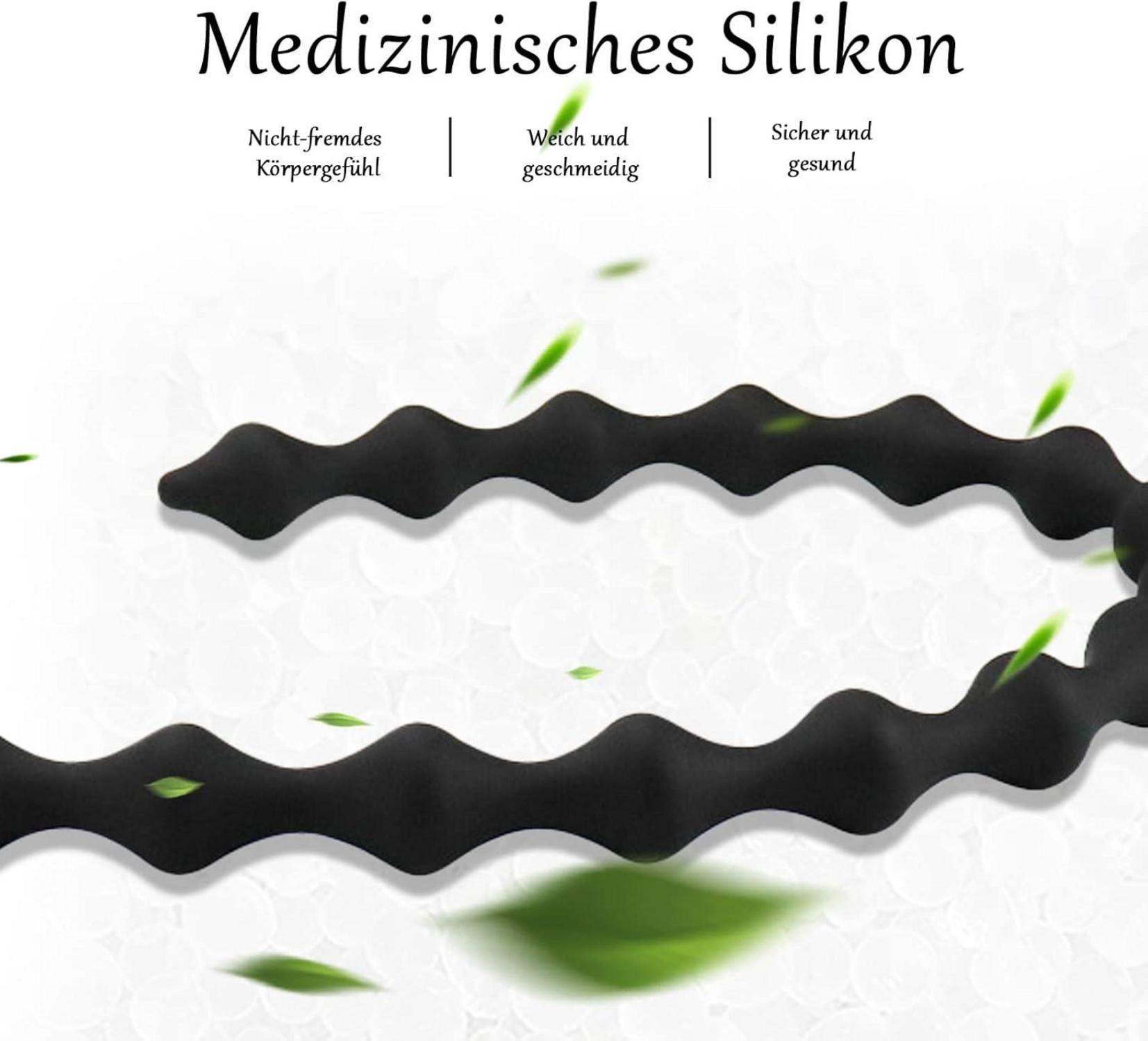 Analplug Analkette 15 Analkugeln Anal Dildo Spreizer Anal Hook Schwarz