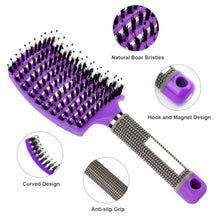 Professionelle Haarbürste für Locken ohne Ziepen und mit
