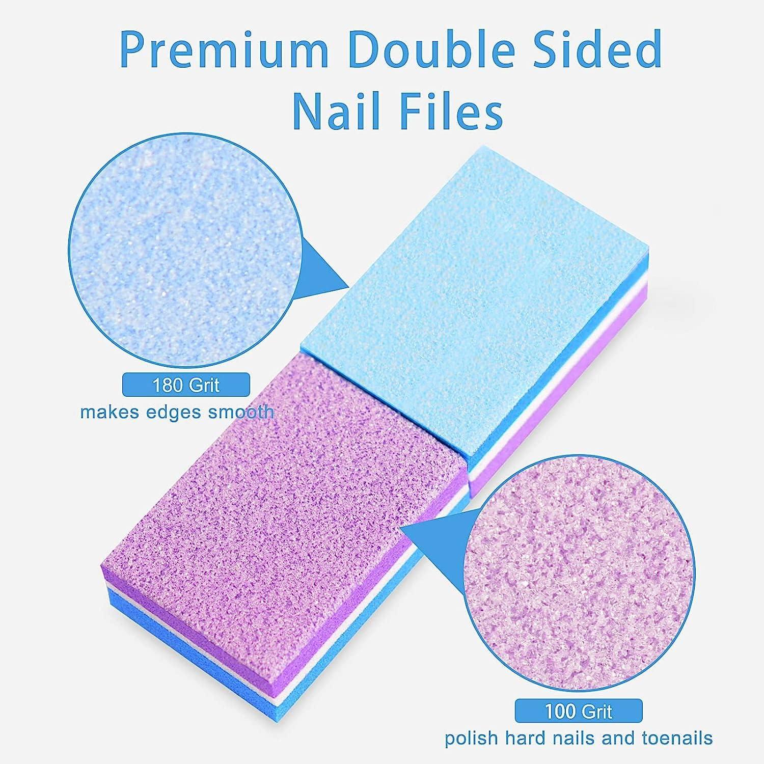 Nagelpuffer 50 Stück 100/180 Nägel Schleifblöcke