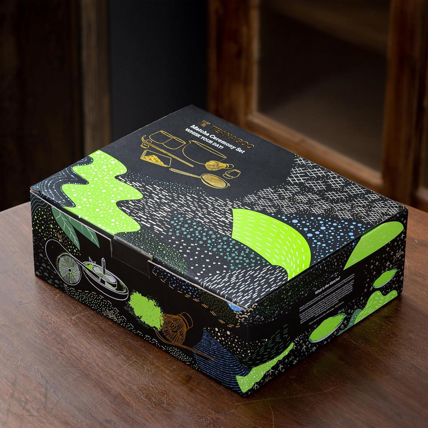 Matcha-Set Keramik Schneebesen Schale Tee-Zubereitung 9-teilig