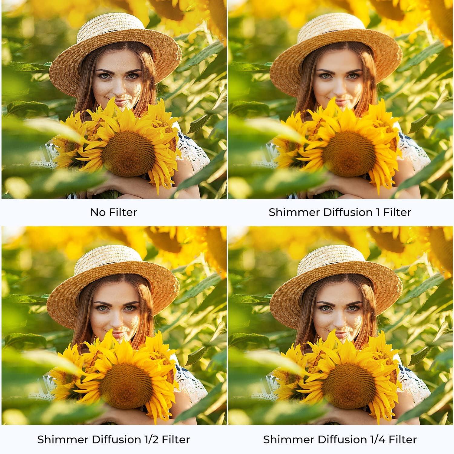 82mm Nano-X Serie Shimmer Diffusion Filter für Video Portrait