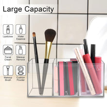 Acrylic Pinselhalter Make Up Organizer 3 Fächer Klarer