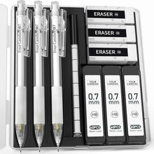 Pastell Druckbleistift Set mit Etui und Zubehör 0,7mm HB