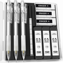 Pastell Druckbleistift Set mit Etui und Zubehör 0.5mm Bleistifte für