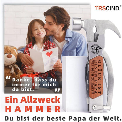 Vatertagsgeschenk Multitool Hammer 14 in 1 - Geschenkideen