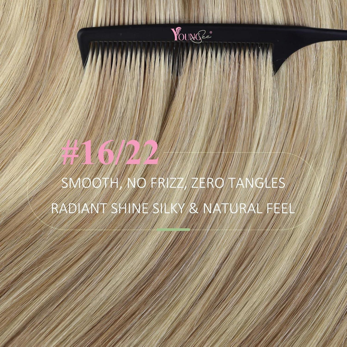 Blond Tape Extensions Echthaar 60 cm – Remy Haare Gerade