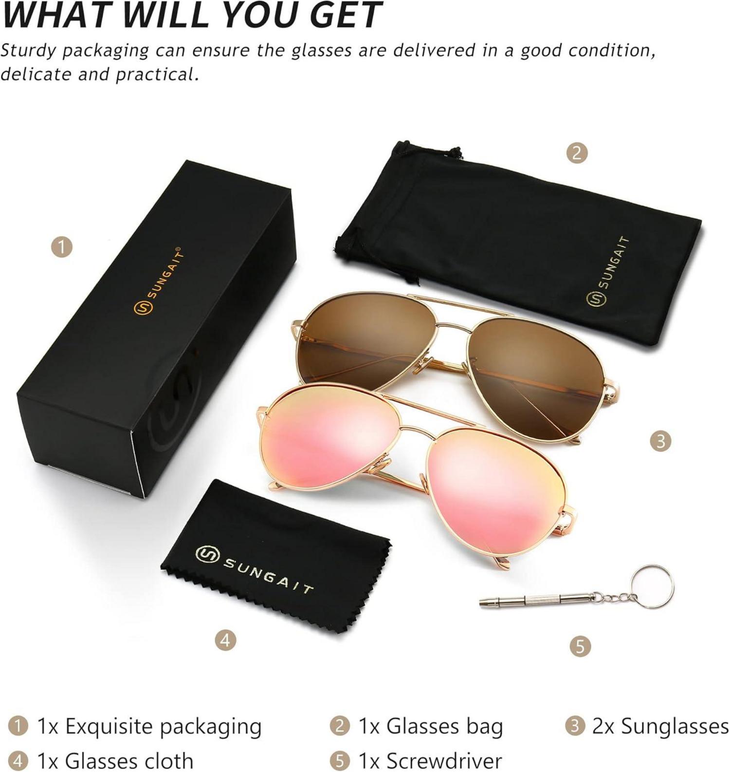 Damen übergroße Sonnenbrille polarisierte verspiegelte Linse