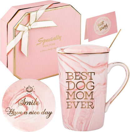 Hundemutter-Tassen-Set für hundeliebende Mütter 420ML mit Geschenk-Set