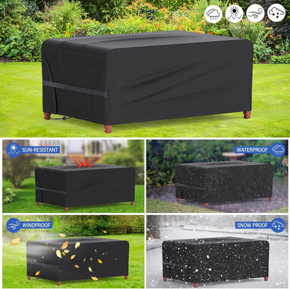 Gartenmöbel Abdeckung 180x120x74cm Wasserdicht Schutzhülle Oxford Gartentisch