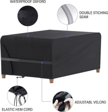Yomisee Abdeckung 170x94x70cm wasserdicht für Gartenmöbel