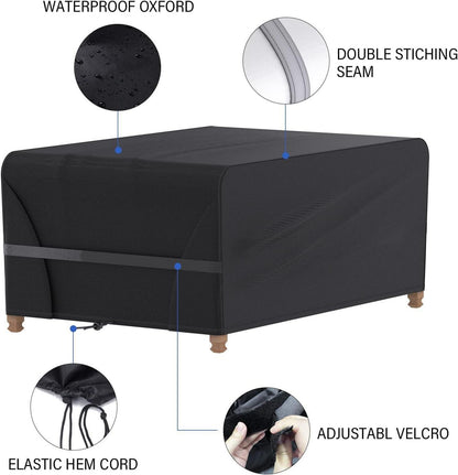 Yomisee Abdeckung 170x94x70cm wasserdicht für Gartenmöbel