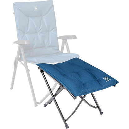 Faltbarer Fußhocker gepolstert - 47cm - Grau