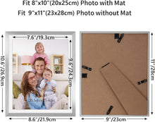 Bilderrahmen Set 20x25 cm Silber für Fotos 20x25 cm mit